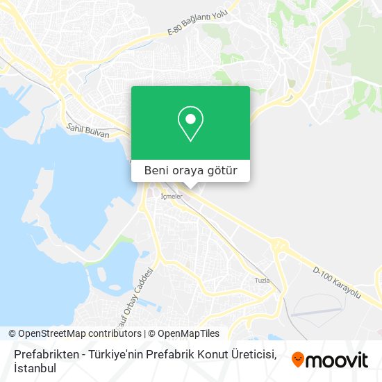Prefabrikten - Türkiye'nin Prefabrik Konut Üreticisi harita