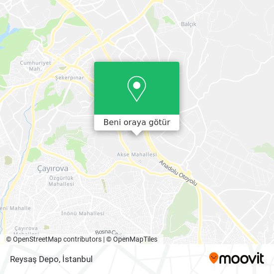 Reysaş Depo harita