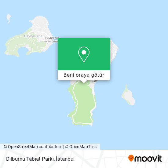 Dilburnu Tabiat Parkı harita