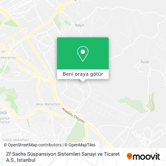 Zf Sachs Süspansiyon Sistemleri Sanayi ve Ticaret A.S. harita