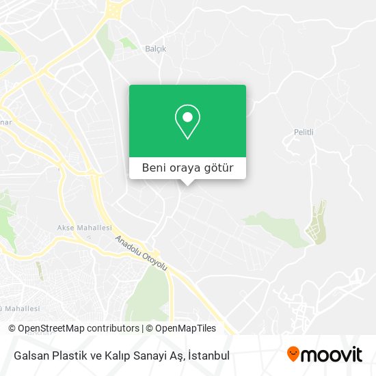 Galsan Plastik ve Kalıp Sanayi Aş harita