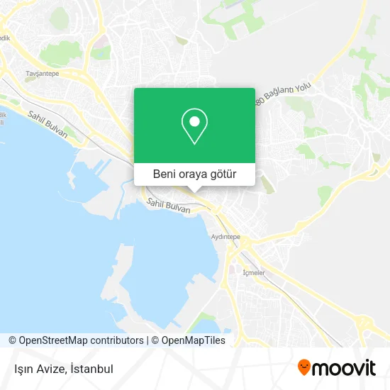 Işın Avize harita