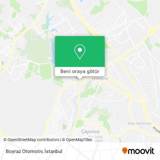 Boyraz Otomotiv harita