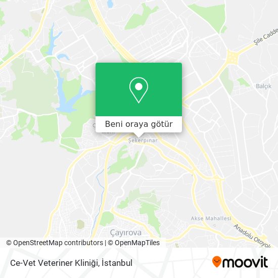 Ce-Vet Veteriner Kliniği harita
