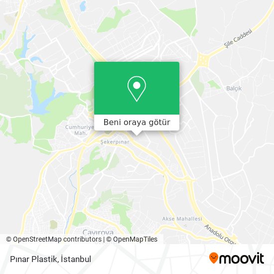 Pınar Plastik harita