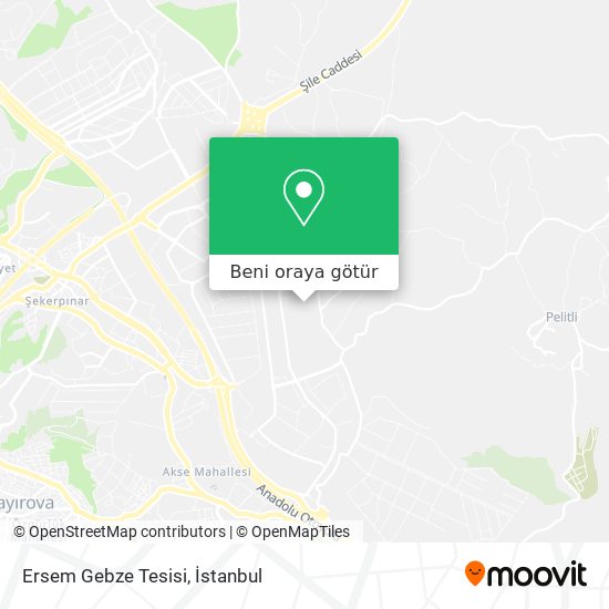 Ersem Gebze Tesisi harita