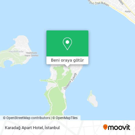 Karadağ Apart Hotel harita