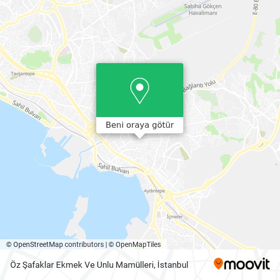 Öz Şafaklar Ekmek Ve Unlu Mamülleri harita