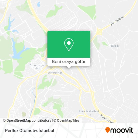 Perflex Otomotiv harita