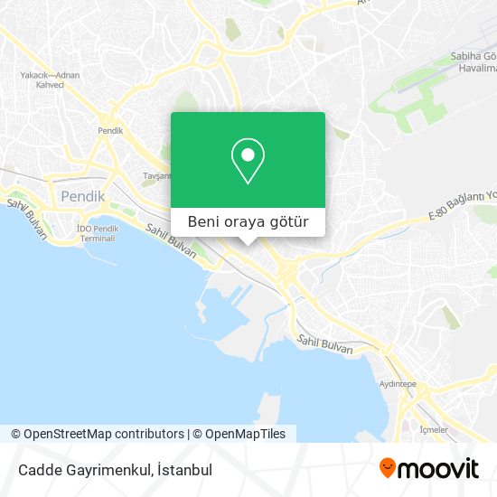 Cadde Gayrimenkul harita