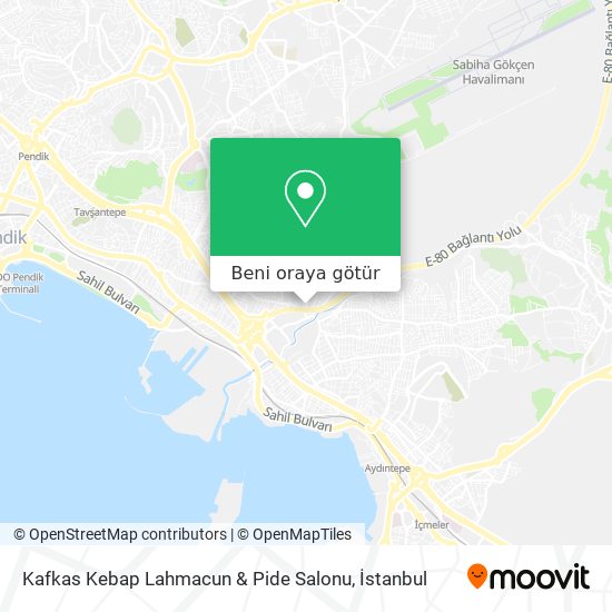 Kafkas Kebap Lahmacun & Pide Salonu harita