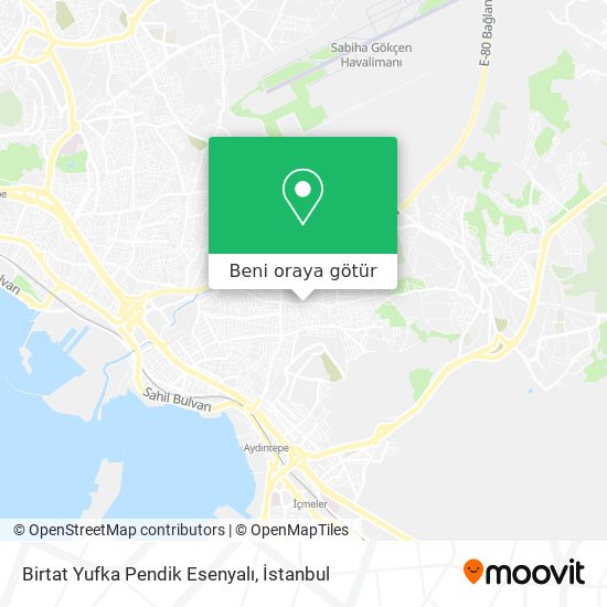 Birtat Yufka Pendik Esenyalı harita