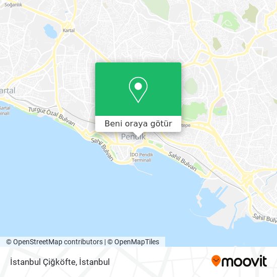 İstanbul Çiğköfte harita