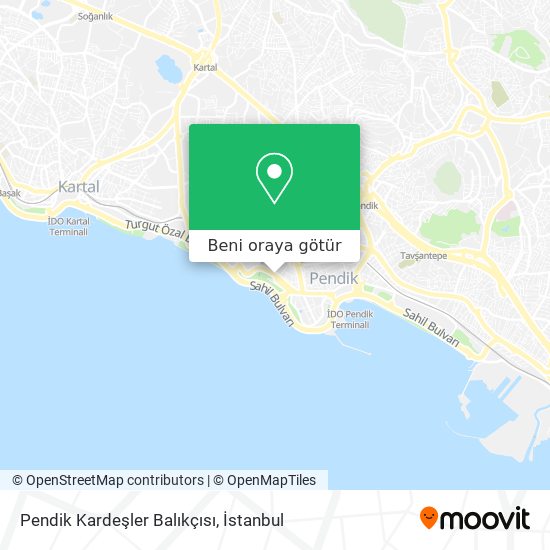 Pendik Kardeşler Balıkçısı harita