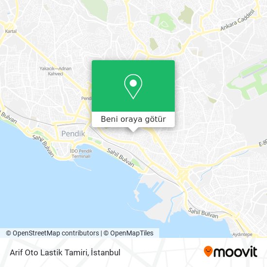 Arif Oto Lastik Tamiri harita