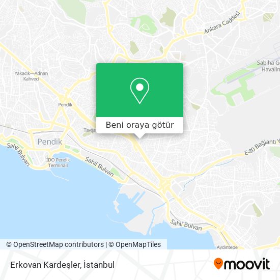 Erkovan Kardeşler harita
