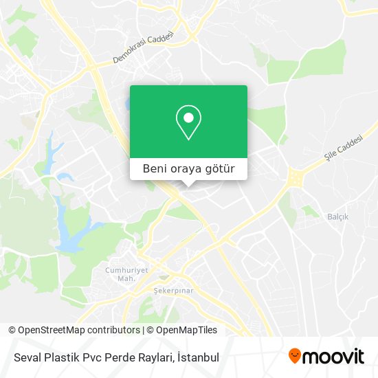 Seval Plastik Pvc Perde Raylari harita