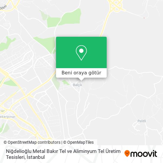 Niğdelioğlu Metal Bakır Tel ve Aliminyum Tel Üretim Tesisleri harita