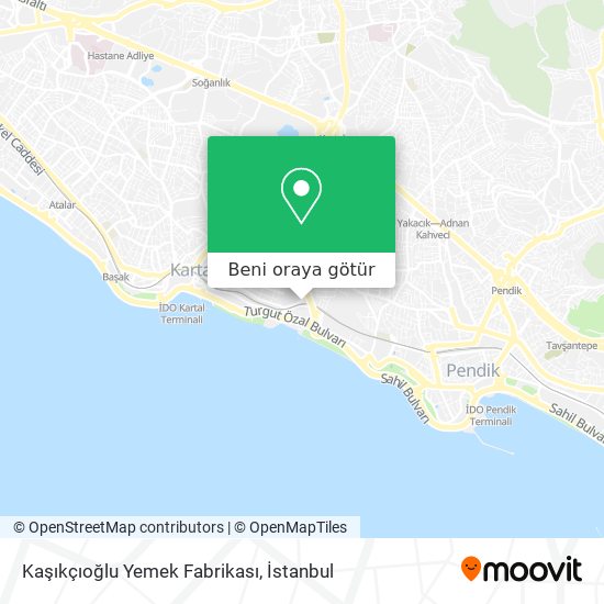Kaşıkçıoğlu Yemek Fabrikası harita