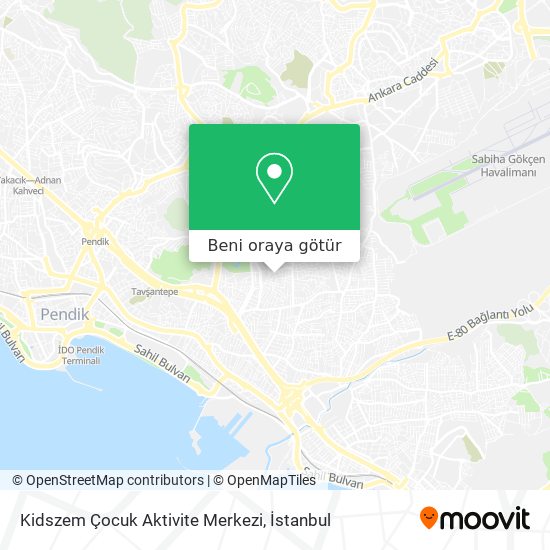 Kidszem Çocuk Aktivite Merkezi harita
