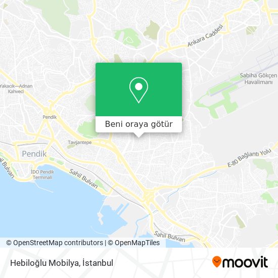 Hebiloğlu Mobilya harita