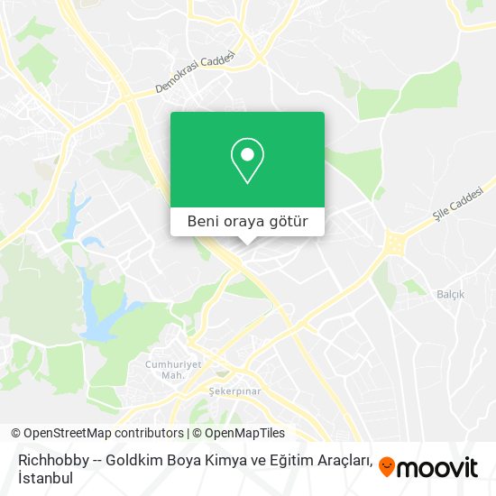 Richhobby -- Goldkim Boya Kimya ve Eğitim Araçları harita