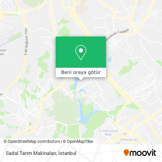 Sadal Tarım Makinaları harita