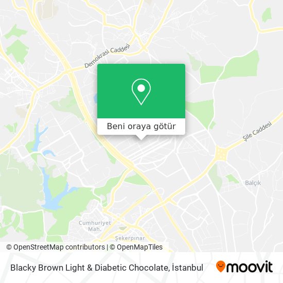 Blacky Brown Light & Diabetic Chocolate harita