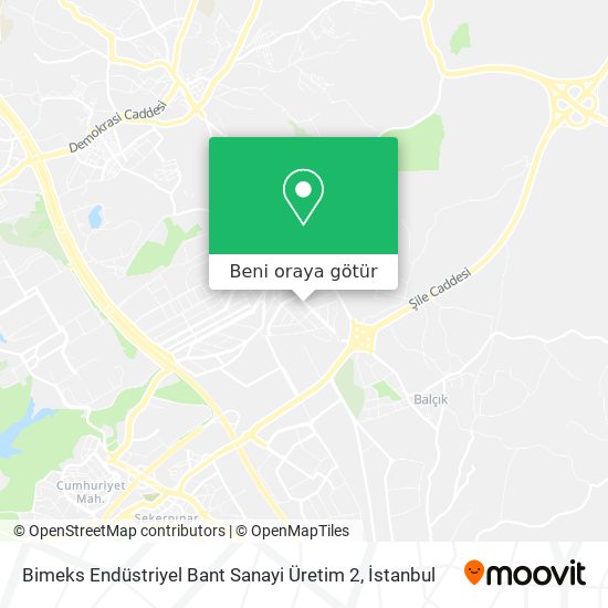 Bimeks Endüstriyel Bant Sanayi Üretim 2 harita