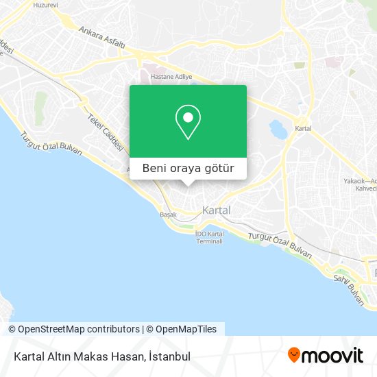Kartal Altın Makas Hasan harita