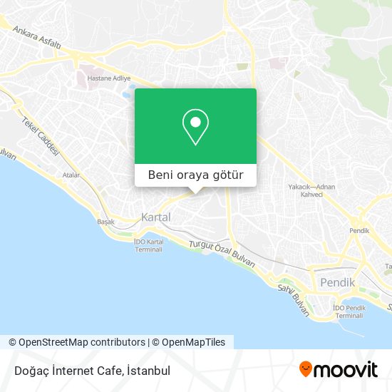 Doğaç İnternet Cafe harita