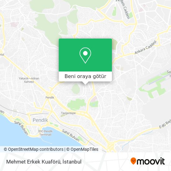 Mehmet Erkek Kuaförü harita