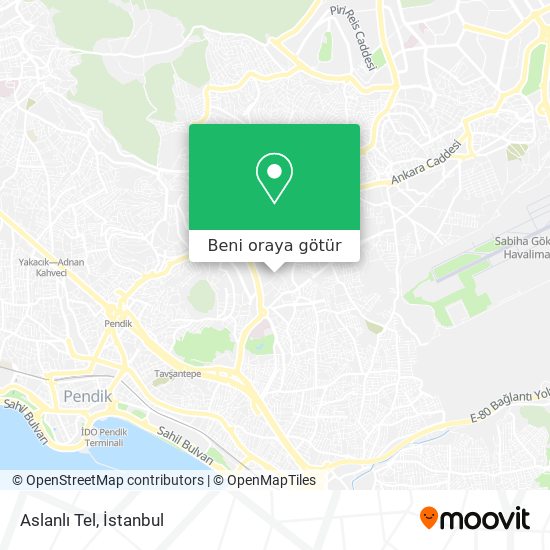 Aslanlı Tel harita