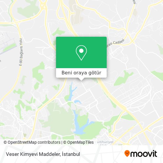 Veser Kimyevi Maddeler harita