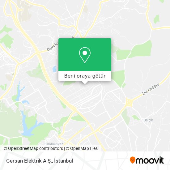 Gersan Elektrik A.Ş. harita
