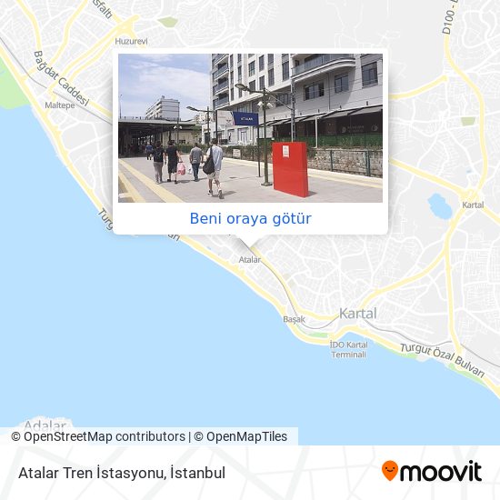 Atalar Tren İstasyonu harita