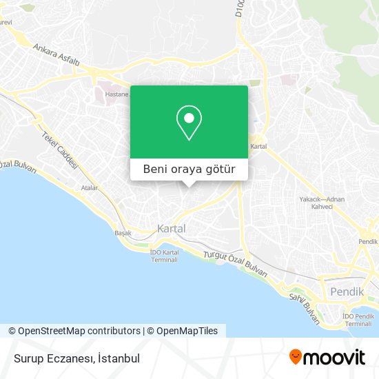 Surup Eczanesı harita