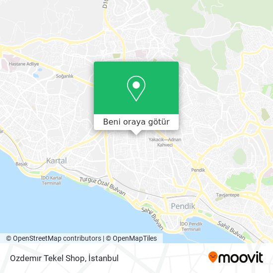 Ozdemır Tekel Shop harita