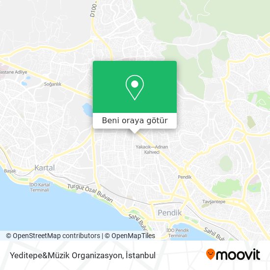 Yeditepe&Müzik Organizasyon harita