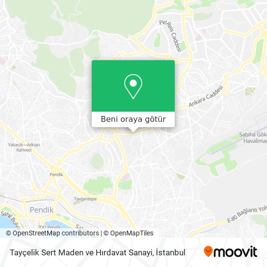 Tayçelik Sert Maden ve Hırdavat Sanayi harita