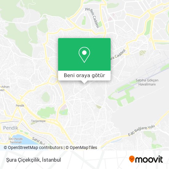 Şura Çiçekçilik harita
