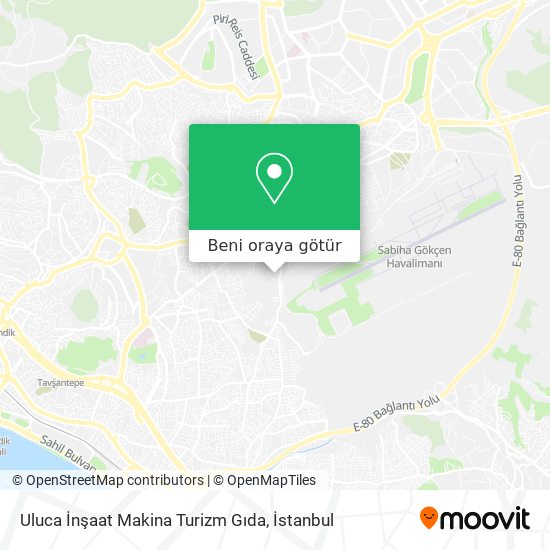 Uluca İnşaat Makina Turizm Gıda harita