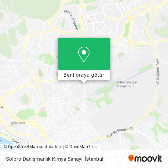 Solpro Danışmanlık Kimya Sanayi harita