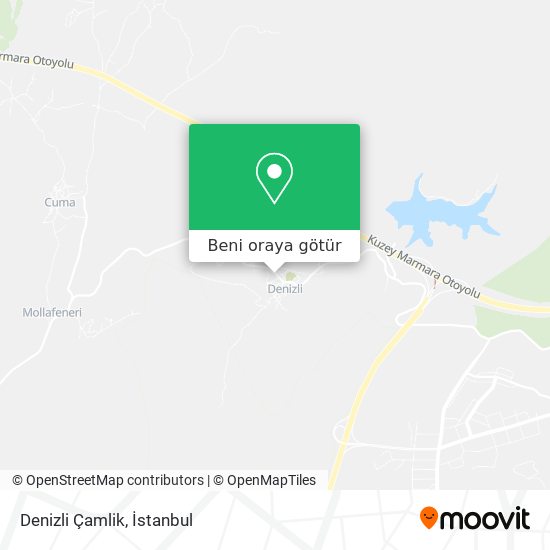 Denizli Çamlik harita