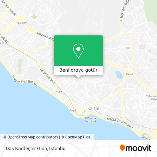 Daş Kardeşler Gıda harita