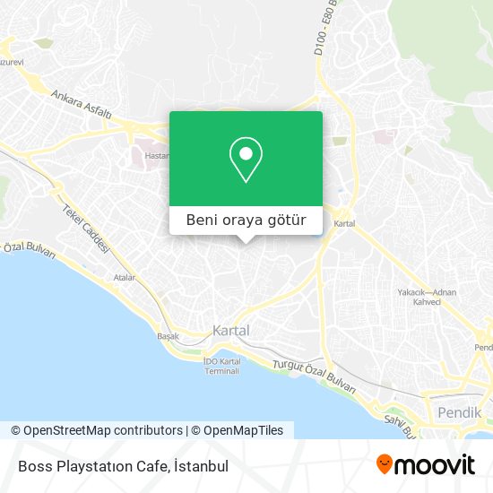 Boss Playstatıon Cafe harita
