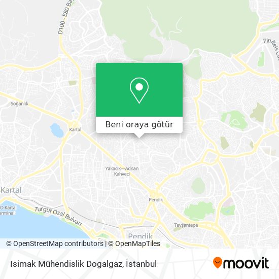 Isimak Mühendislik Dogalgaz harita