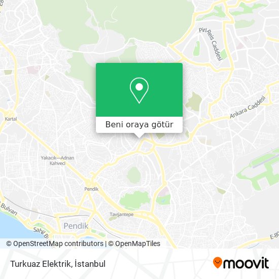 Turkuaz Elektrik harita