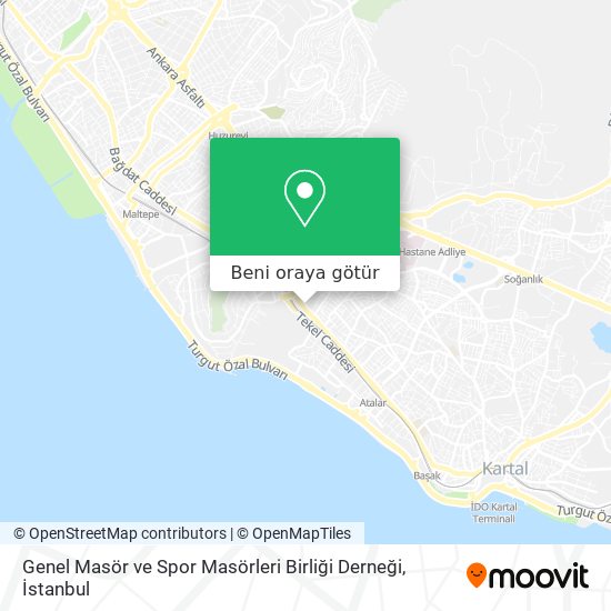 Genel Masör ve Spor Masörleri Birliği Derneği harita