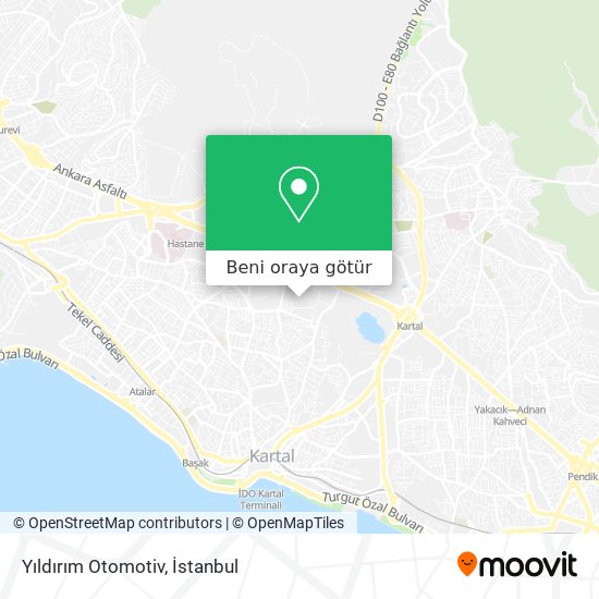 Yıldırım Otomotiv harita